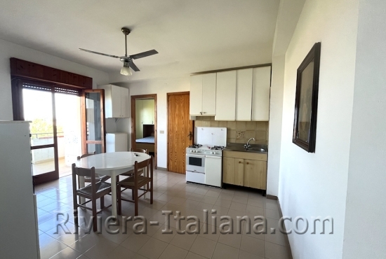 Bilocale con vista mare a Scalea